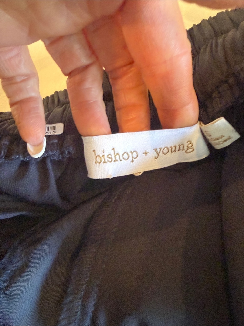 bishop + young Black Wide Leg Cargo Jumpsuit Pants - Picture 2 of 12